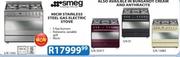 Smeg 90CM Stainless Steel Gas Electric Stove