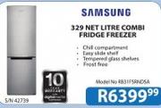Samsung 329Ltr Combi Fridge Freezer RB31FSRNDSA