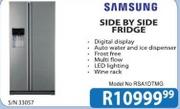 Samsung Side By Side Fridge RSA1DTM3