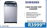 Samsung 13kg Silver Top Loader WA13F5S4UWA