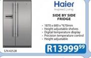 Haier Side By Side Fridge