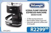 Delonghi Icona Pump Driven Espresso Machine