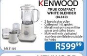 Kenwood True Compact White Blender