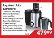 Mellerware Liquafresh Juice Extractor 111