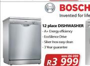 Bosch 12 Place Dishwasher
