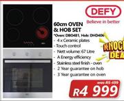 Defy 60cm Oven (DBO481) & Hob (DHD406) Set-Per Set