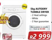 Defy 5Kg Autodry Tumble Dryer (Metallic)