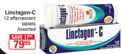 Linctagon-C 12 Effervescent Tablets Assorted