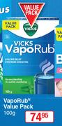 Vicks Vapo Rub Value Pack-100g