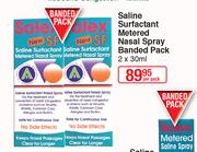 Saline Surfactant Metered Nasal Spray Banded Pack-2 x 30ml Per Pack