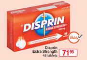 Disprin Extra Strength 48 Tablets