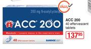 ACC 200 40 Effervescent Tablets