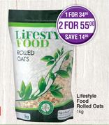 Lifestyle Food Rolled Oats-1Kg
