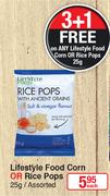 Lifestyle Food Corn Or Rice Pops Assorted-25g Each