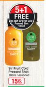 Sir Fruit Cold Pressed Shot Assorted-100ml Each