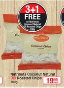 Nutrients Coconut Natural Or Roasted Chips-100g Each