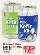Nutriseed Water Kefir Kit Or Milk Kefir Kit-400ml Each
