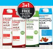 Lifestyle Food Almond Milk Assorted-1Ltr Each