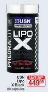 USN Lipo X Black 80 Capsules