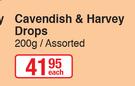 Cavendish & Harvey Drops-200g Each