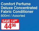 Comfort Perfume Deluxe Concentrated Fabric Conditioner-800ml