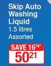 Skip Auto Washing Liquid-1.5 Liters
