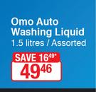 Omo Auto Washing Liquid-1.5Liters