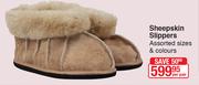 Sheepskin Slippers-Per Pair