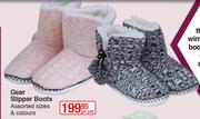 Gear Slipper Boots-Per Pair