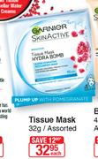 Garnier Tissue Mask-32g Each