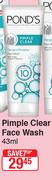 Ponds Pimple Clear Face Wash-43ml