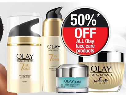 Olay Total Effects 7 In One Night Cream 50ml Or Serum 50ml-Each