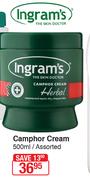 Ingram's Camphor Cream-500ml