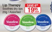 Vaseline Lip Therapy Soothes Dry Lips-20g Each
