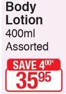Johnson's Body Lotion-400ml