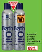 ReitzeR's Soluble Bath Oil Banded Pack-2 x 500ml Per Pack