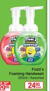 Fozzi's Foaming Handwash-250ml Each