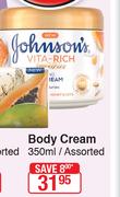 Johnson's Body Cream-350ml