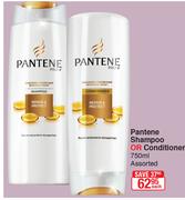 Pantene Shampoo Or Conditioner 750ml-Each