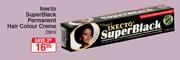 Inecto Super Black Permanent Hair Colour Creme-28ml