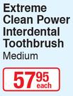 Aquafresh Extreme Clean Power Interdental Toothbrush Medium-Each