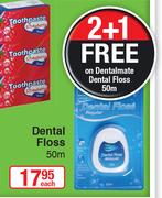 Dentalmate Dental Floss-50m Each
