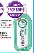 Sensodyne Mouthwash Cool Mint Or Extra Fresh-2 x 500ml