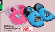 Character Stokie Slippers-Per Pair