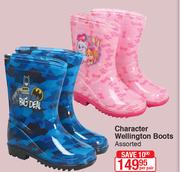 Character Wellington Boots-Per Pair