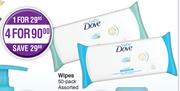 Baby Dove Wipes 50 Pack Assorted-Each