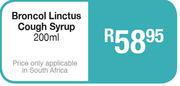Broncol Linctus Cough Syrup-200ml