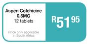Aspen Colchicine 0.5mg 12 Tablets