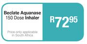 Beclate Aquanase 150 Dose Inhaler