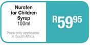 Nurofen For Children Syrup-100ml